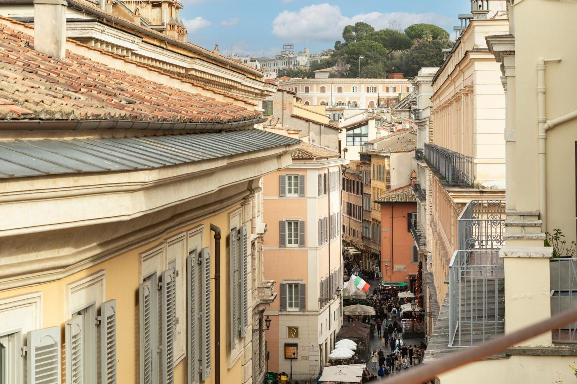Ferienwohnung Trevi Charming Penthouse Rom Exterior foto
