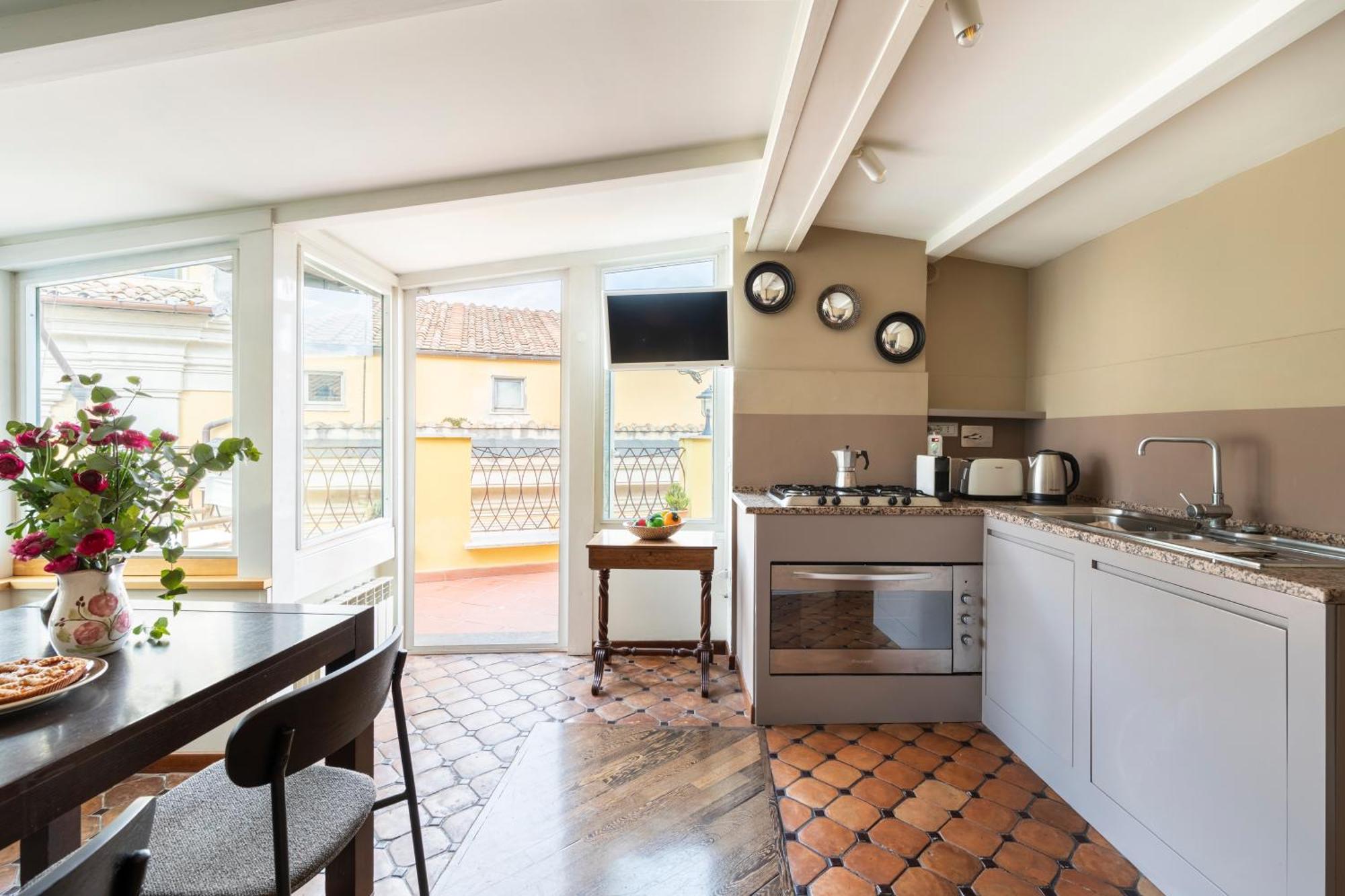 Ferienwohnung Trevi Charming Penthouse Rom Exterior foto